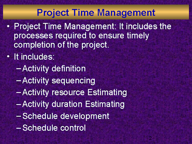 Project Time Management