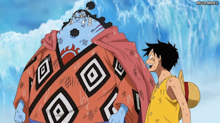 ワンピースアニメ 頂上戦争編 467話 ジンベエ ルフィ | ONE PIECE Episode 467