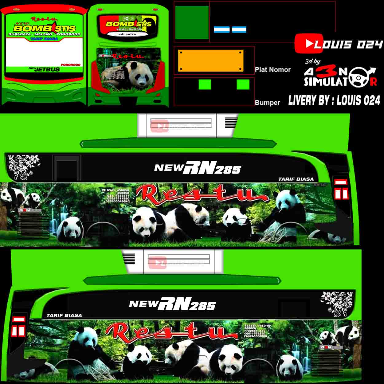 download livery bussid panda