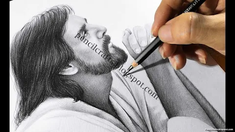 Pencil Drawings of Jesus Easy and Simple