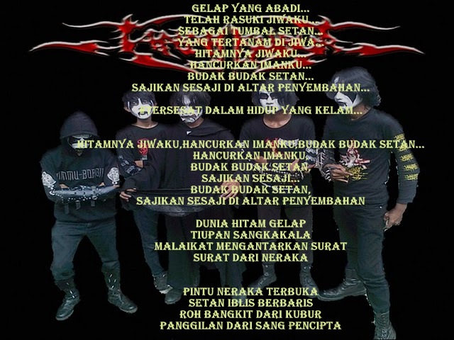 Tanah Kubur - Surat Dari Neraka ( Lyrics / Lirik Lagu Black Metal)