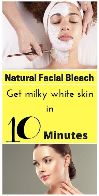 Natural Homemade Facial Bleach For Fair And Glowing Skin