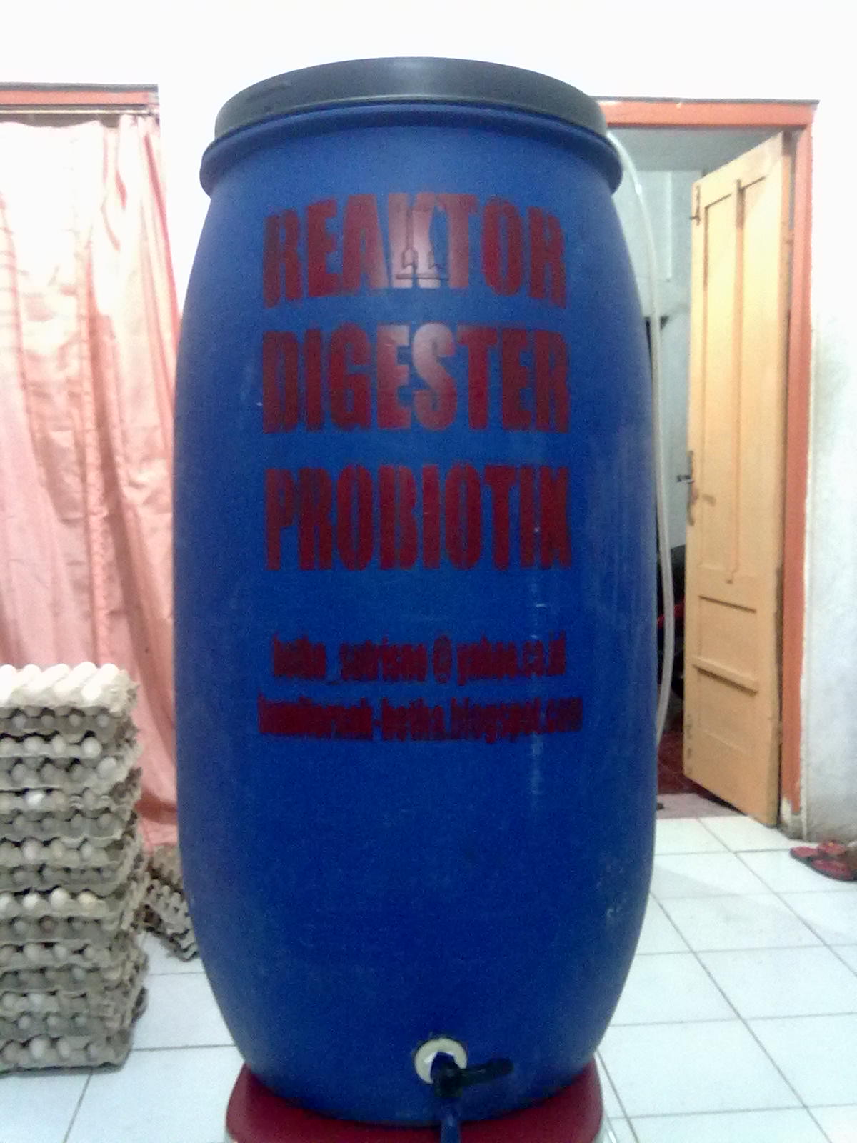 REAKTOR DIGESTER PROBIOTIK  BUMI TERNAK