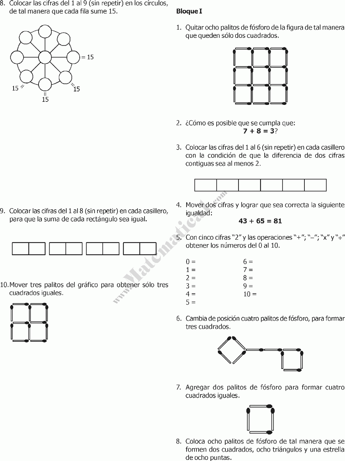 Juego Matematico De Secundaria / APRENDER MATEMÁTICAS EN ...