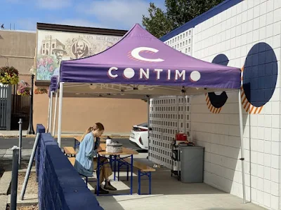 outside seating at Contimo Provisions in Napa, California