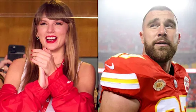 Taylor Swift Rings in the New Year at Chiefs Game in Travis Kelce’s Stylish Jacket