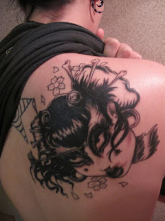 Upper Back Japanese Tattoos Especially Geisha Tattoo Designs With Image Upper Back Japanese Geisha Tattoo Picture 3