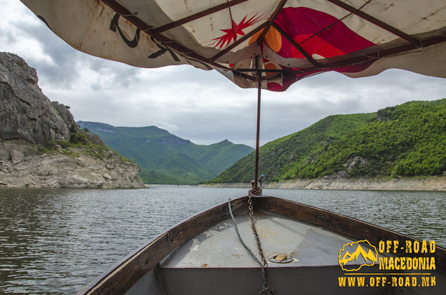 Boat trip in Tikvesh Lake, Macedonia