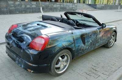 Airbrush on Sedan Sport Cars 5