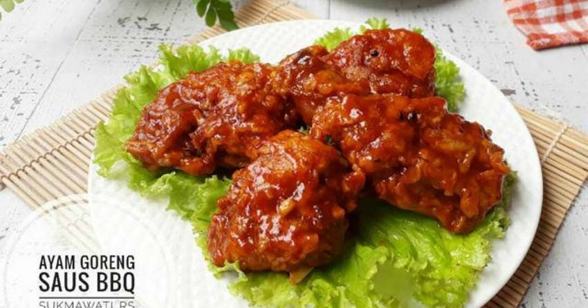 Resep Membuat Ayam Goreng Saus BBQ Crispy. Enak Bangeeet 