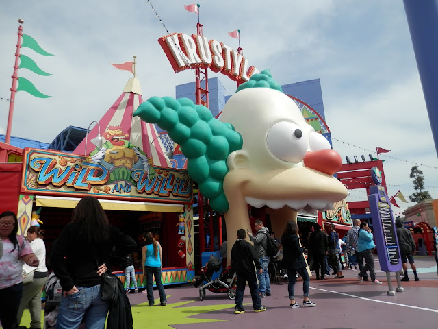 décors The Simpsons Universal Studios Hollywood