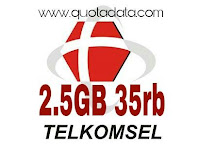 Promo Paket Internet 2.5Gb 35Rb Telkomsel 2019