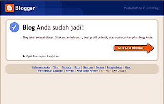 Membuat weblog dengan layanan blogger.com