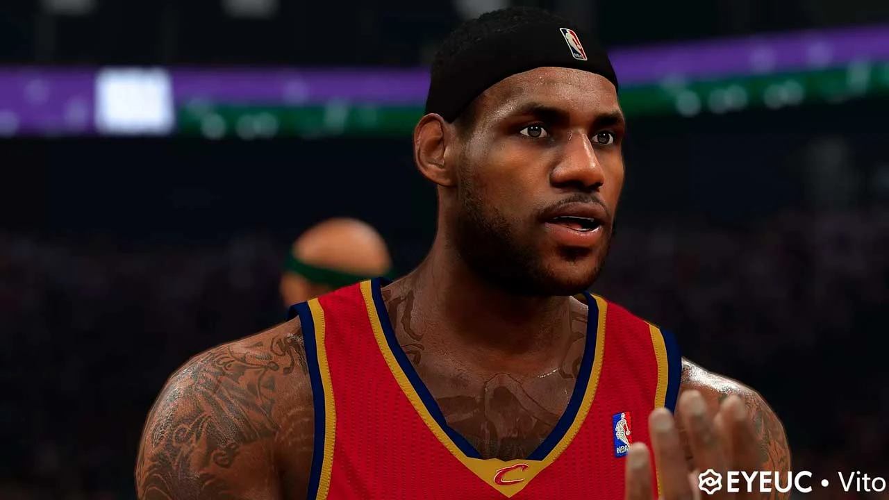 NBA 2K22 LeBron James Cyberface 2009