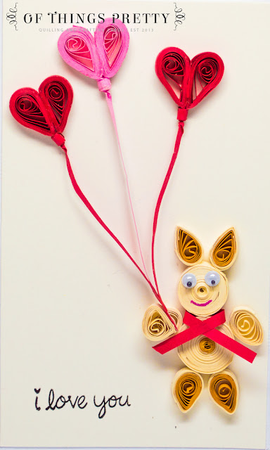 paper quilling love cards