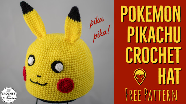 Pokemon Pikachu Hat - Free Crochet Pattern