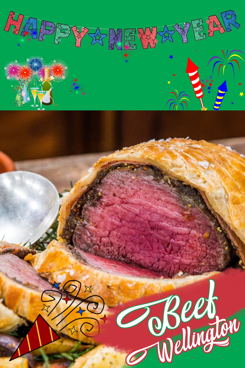 Beef Wellington for New Year Recipe