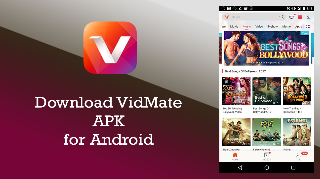 Vidmate Apk App Download Free Andriod Latest Apps Hd Video Downloader 2021 Google Drive