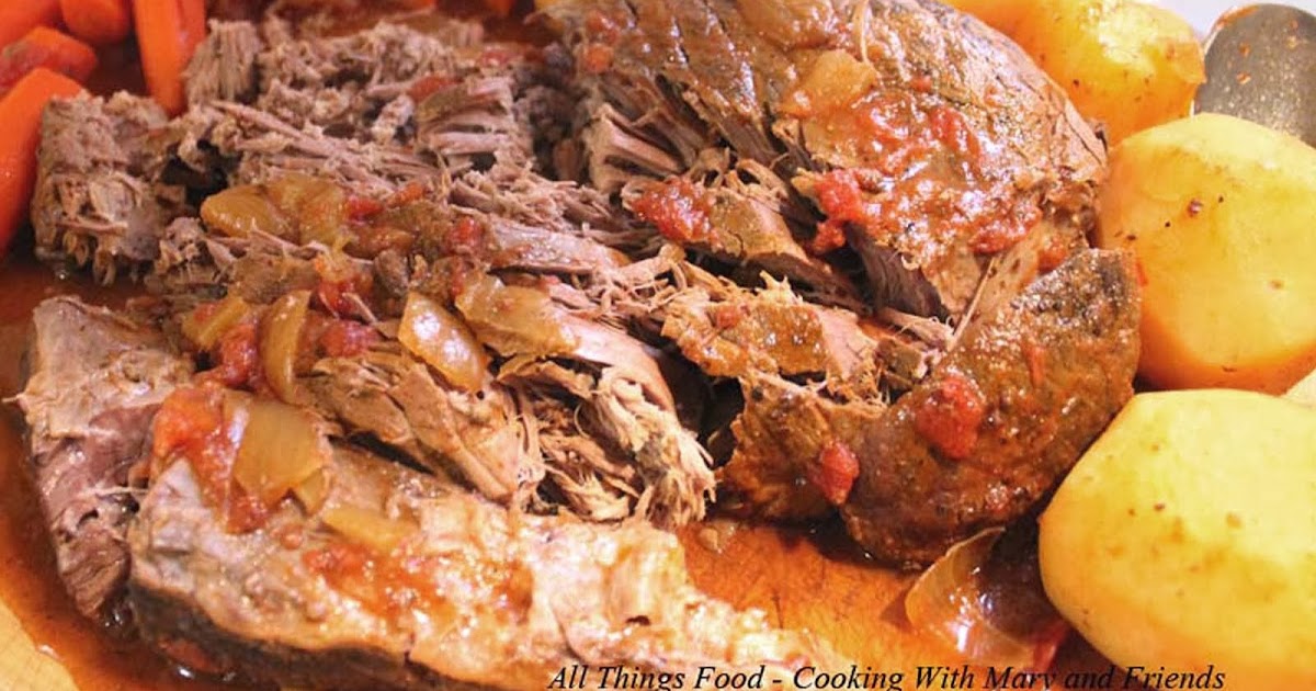 Cooking With Mary and Friends Slow Cooker Garlicky Eye of