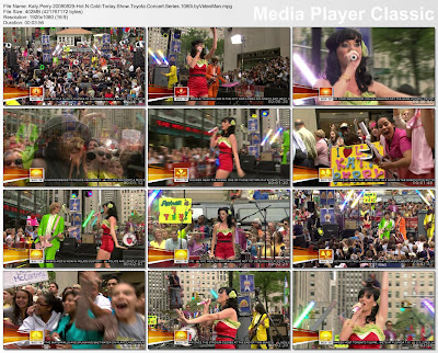 Today Show on 141128157 Katy Perry   Hot N Cold   08 29 08  Today Show  Part1 Rar