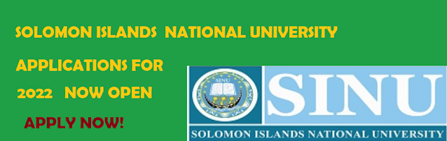 Solomon Islands National University SINU Calls for Applications for 2022 Enrollments