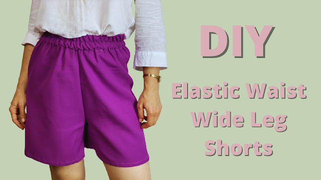 How to sew shorts tutorial and pattern 