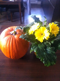Thanksgiving Pumpkin Flower Center Piece