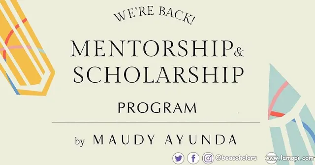 Pendaftaran Mentorship dan Scholarship Program by Maudy Ayunda