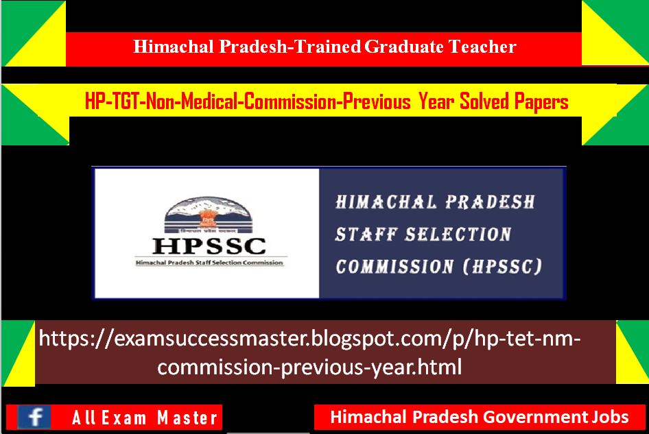 HP-TGT-Non-Medical-Commission Solved Question Papers