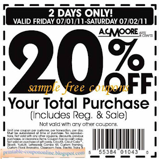 Free Printable Ac Moore Coupons