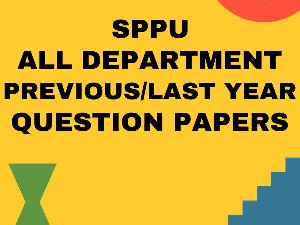 Sppu Question Paper's Pattern 2015 and 2019