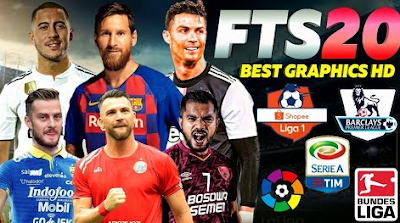  A new android soccer game that is cool and has good graphics FTS 2020 HD Spesial Shopee Liga 1 Indonesia 2019