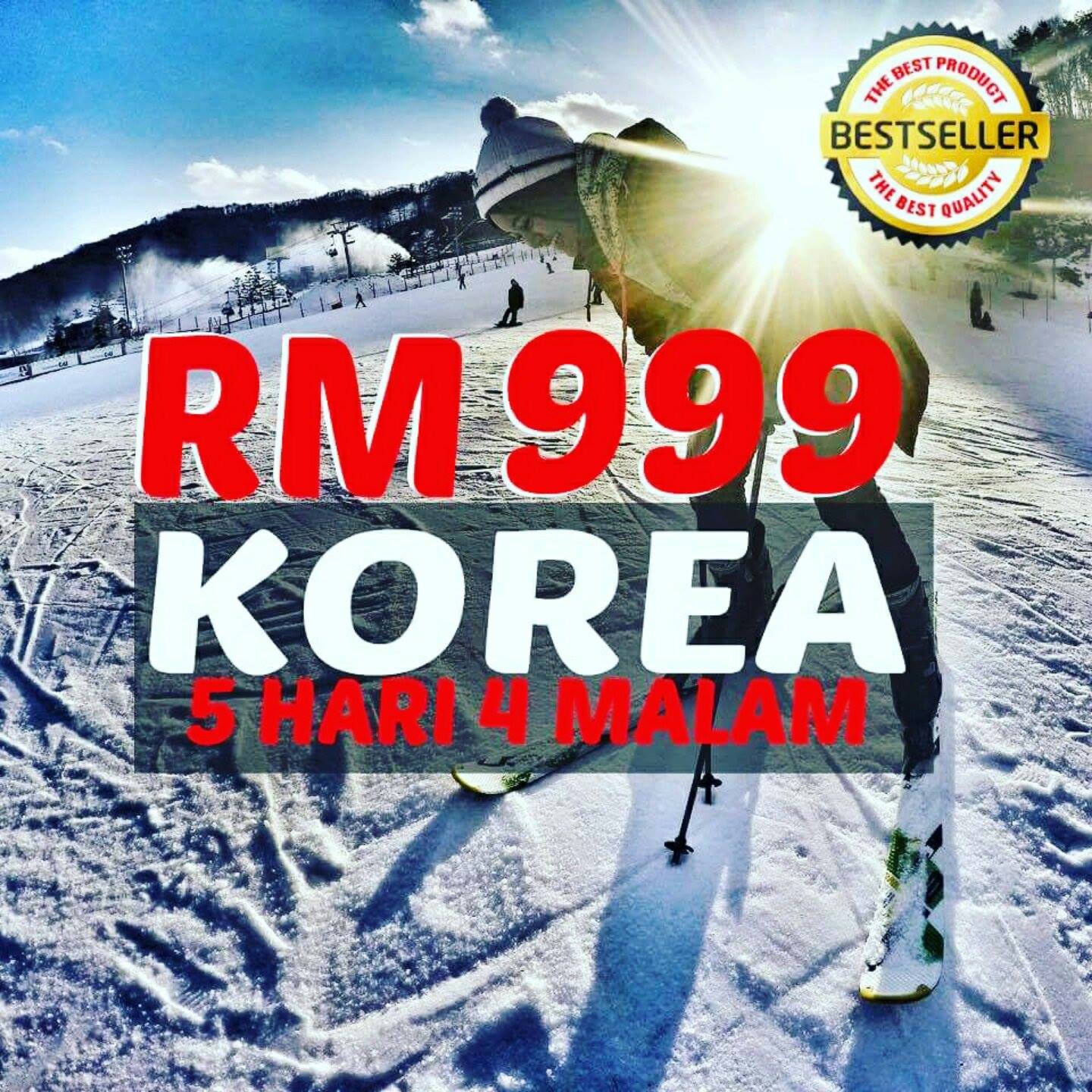 pakej ke korea 2018