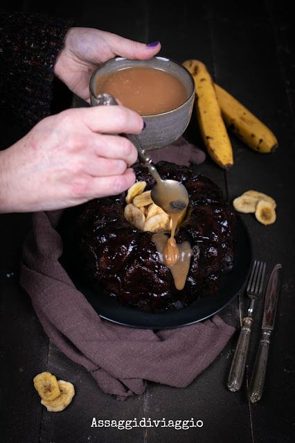 Monkey bread alle banane e cioccolato