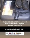 PMBA Prende Ladrão de Posto de Combustível em Morro do Chapéu