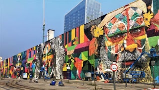creative street mural art works By Eduardo Kobra 