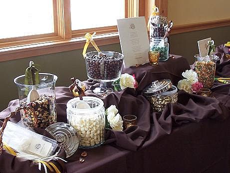 At Last wedding event design Creating The Perfect Candy Buffet