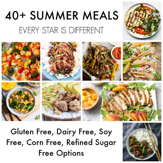 40+ Summer Dinners that are Gluten Free, Dairy Free, Soy Free, Corn Free & Refined Sugar Free