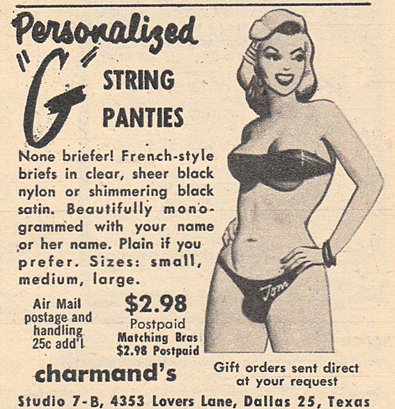 Personalized G-Strings