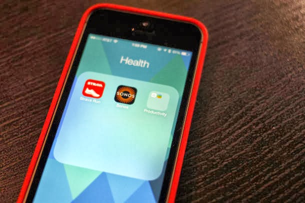 How to hide a folder within a folder on iOS 7