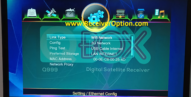 QBOX Q999 1507G 1G 8M NEW SOFTWARE WITH LIVE AUDIO & DIRECT BISS KEY OPTION