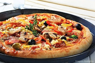 pizza de frigideira