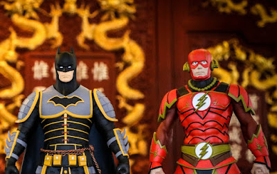 San Diego Comic-Con 2019 Exclusive DC Comics x Imperial Court Batman & The Flash Vinyl Figures by Pop Life Global