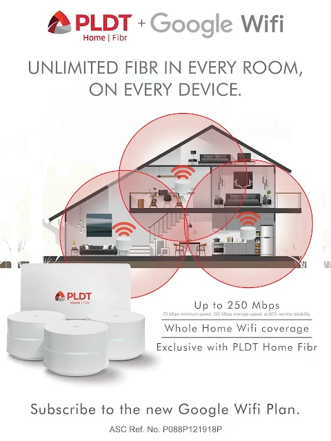 Google Wifi Plans from PLDT Home Fibr