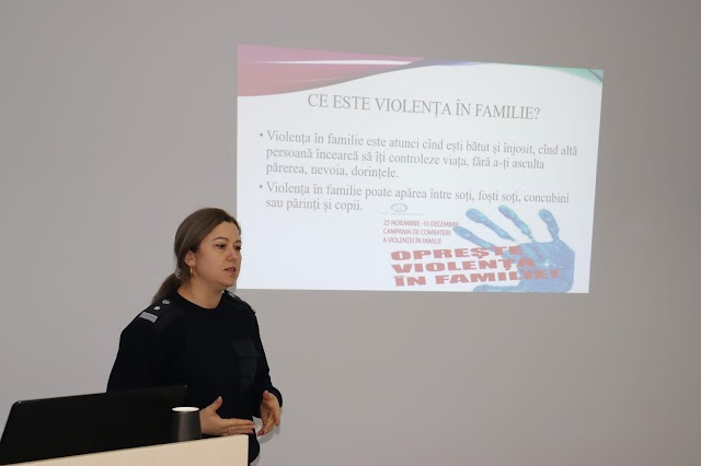 Atelier informațional cu genericul ,,Informaţia - scut de apărare"  destinat susținerii victimelor violenţei domestice