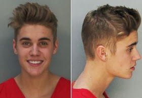 Justin Bieber DUI Arrest Mug Shot Miami 2014