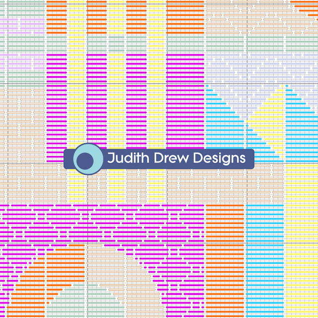 Judith Drew Designs pattern charts are easy to follow.