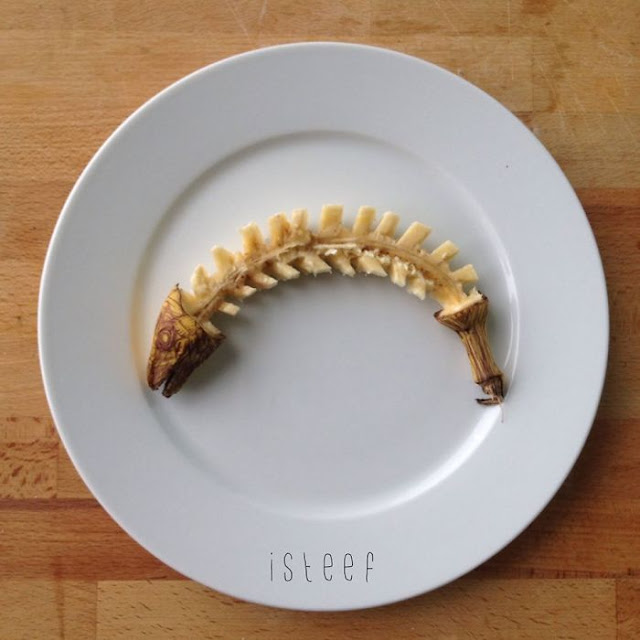 imaginative banana artwork by Stephan Brusche