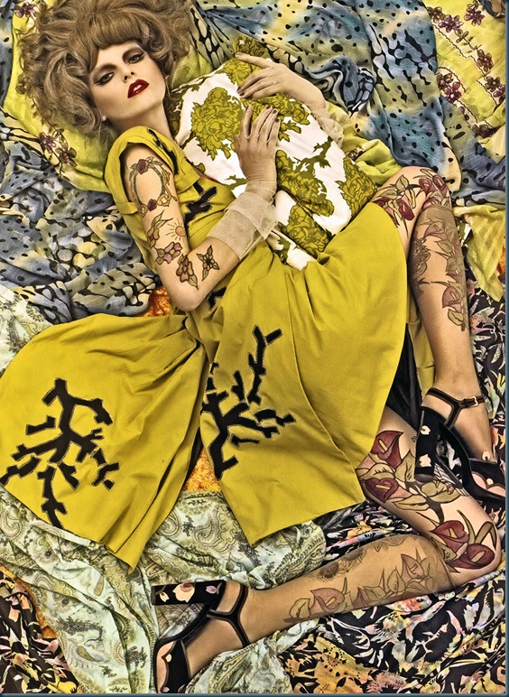 Lara Stone, Hanne-Gaby Odiele , Kinga, Marina, Magdalena.