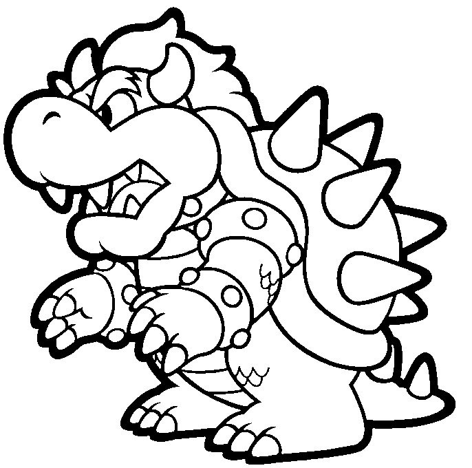 Coloring Pages Mario 4